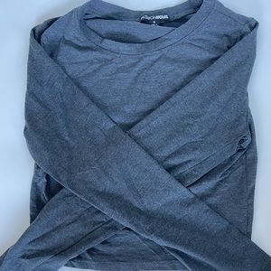 FashionNova Long-sleeve Cropped Shirt